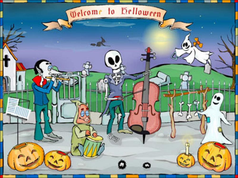 Welcome To Halloween Screensaver 3.0 (Freeware 2.94Mb)
