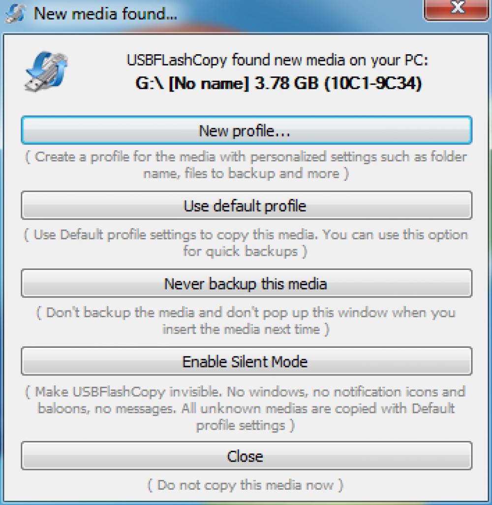 USBFlashCopy 1.10 (Freeware 0.24Mb)