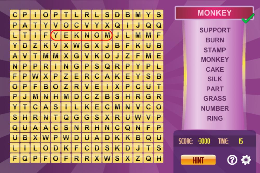 Word Search II 1.2.2 (Freeware 0.64Mb)