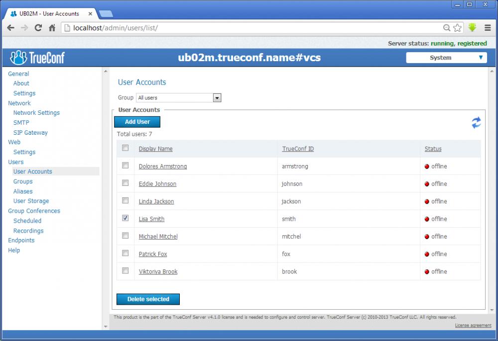 TrueConf Server 4.1.0 (Shareware 70.50Mb)