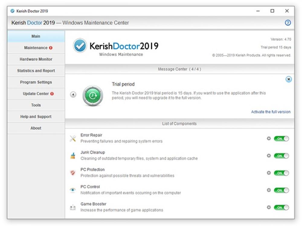 Kerish Doctor 2017 4.65 (Shareware 35.76Mb)
