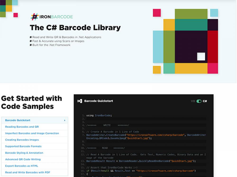 The C# Barcode Library 2023.1.11395 (Shareware 13.95Mb)