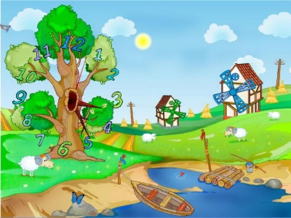 Spring Clock Screensaver 2.0 (Freeware 1.61Mb)