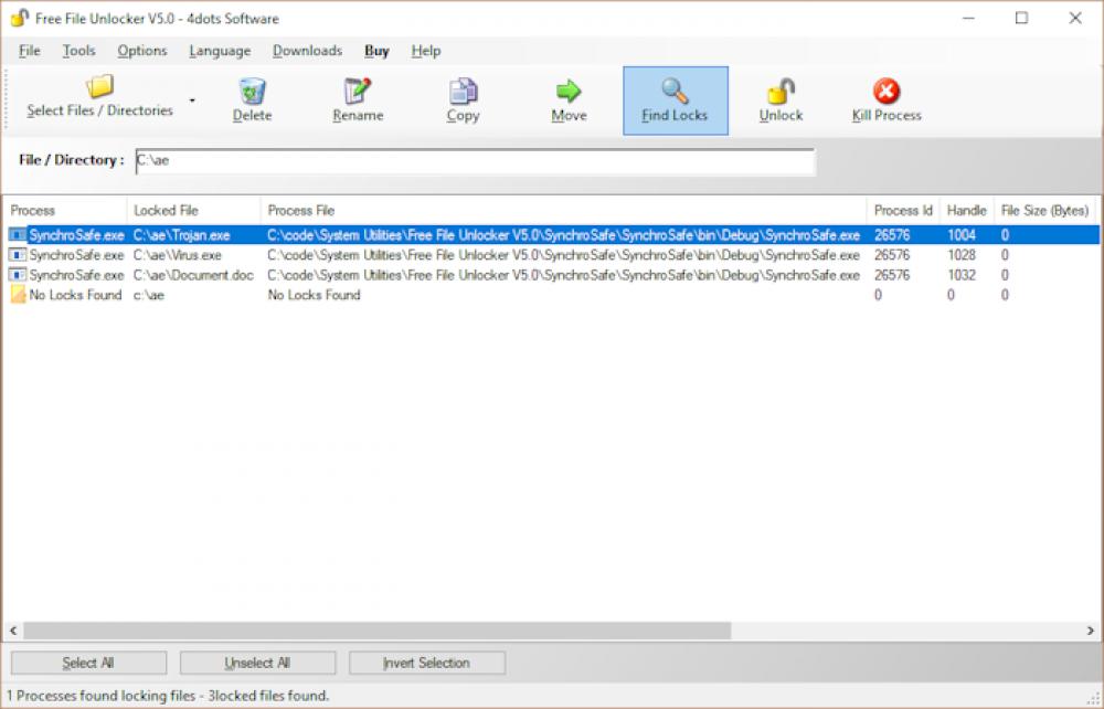 File Unlocker 5.15 (Shareware 13.38Mb)