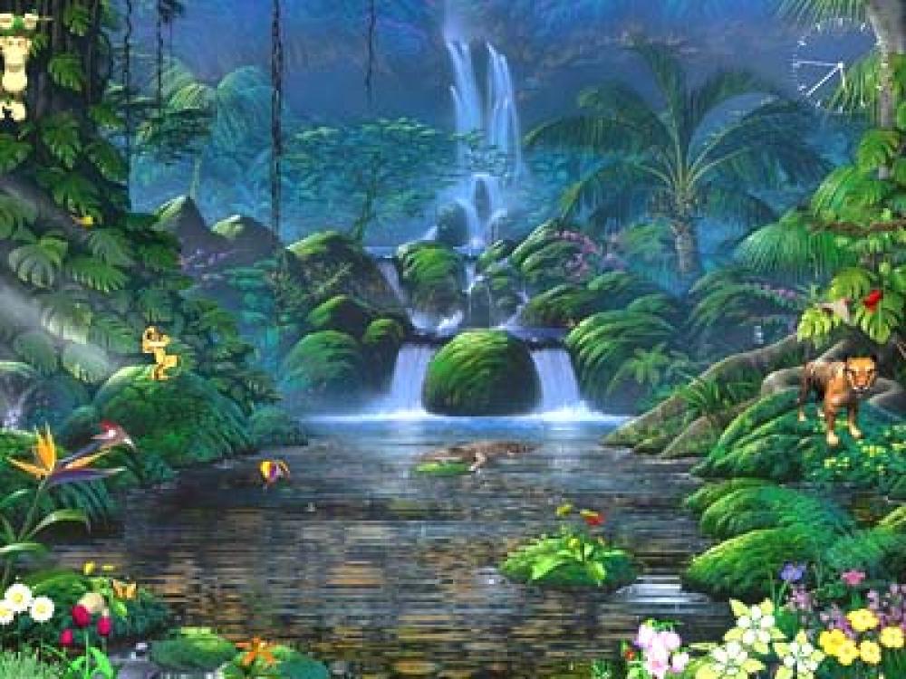 Fascinating Waterfalls Screensaver 3.0 (Freeware 4.27Mb)